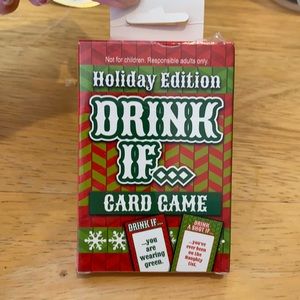 Holiday card game Drink If card NWT fun adult card game Holiday Edition